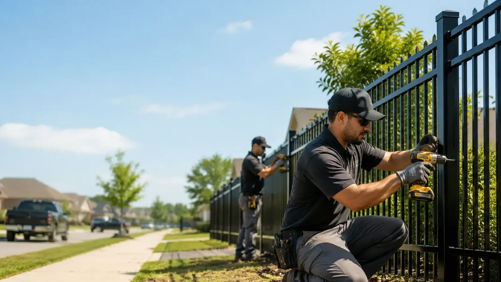 Metal Fence Installation in Grant Park, IL
